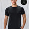 Men'S Fitness Workout Clothes Running Casual Sports Suit T-Shirt + Shorts, Thin Breathable